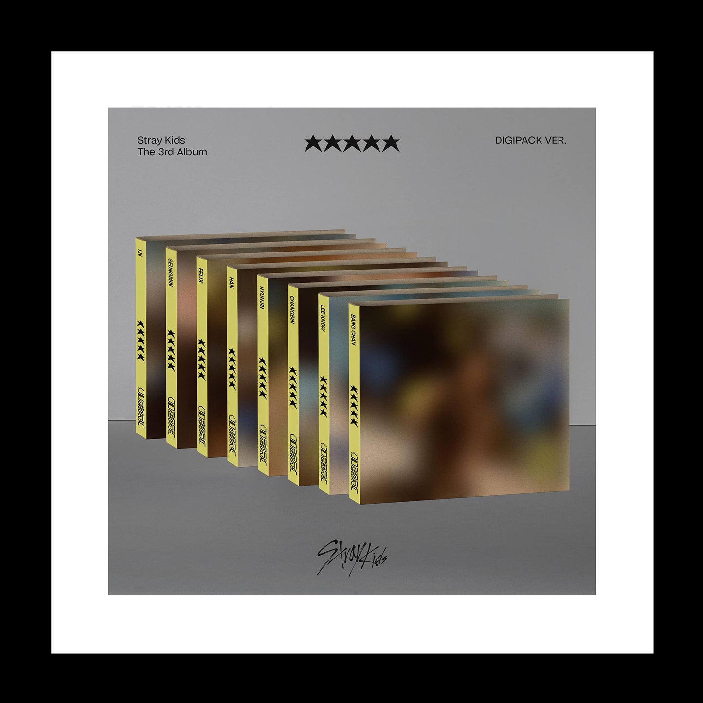 Stray Kids 5-STAR 3rd Album CD+Photobook+Mini poster on pack+Photocard+Tracking Sealed (Digipack Random)