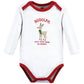 Hudson Baby Unisex Cotton Long-Sleeve Bodysuits And Toddler T-Shirt Set, Rudolph Reindeer, 6-9 Months Us