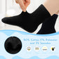 Hyzgb Toddler Boys Socks 3T-4T 5T 12 Pairs Toddler Socks With Grip Cotton Crew Non Slip Kids Socks For Little Boys Birthday Gift