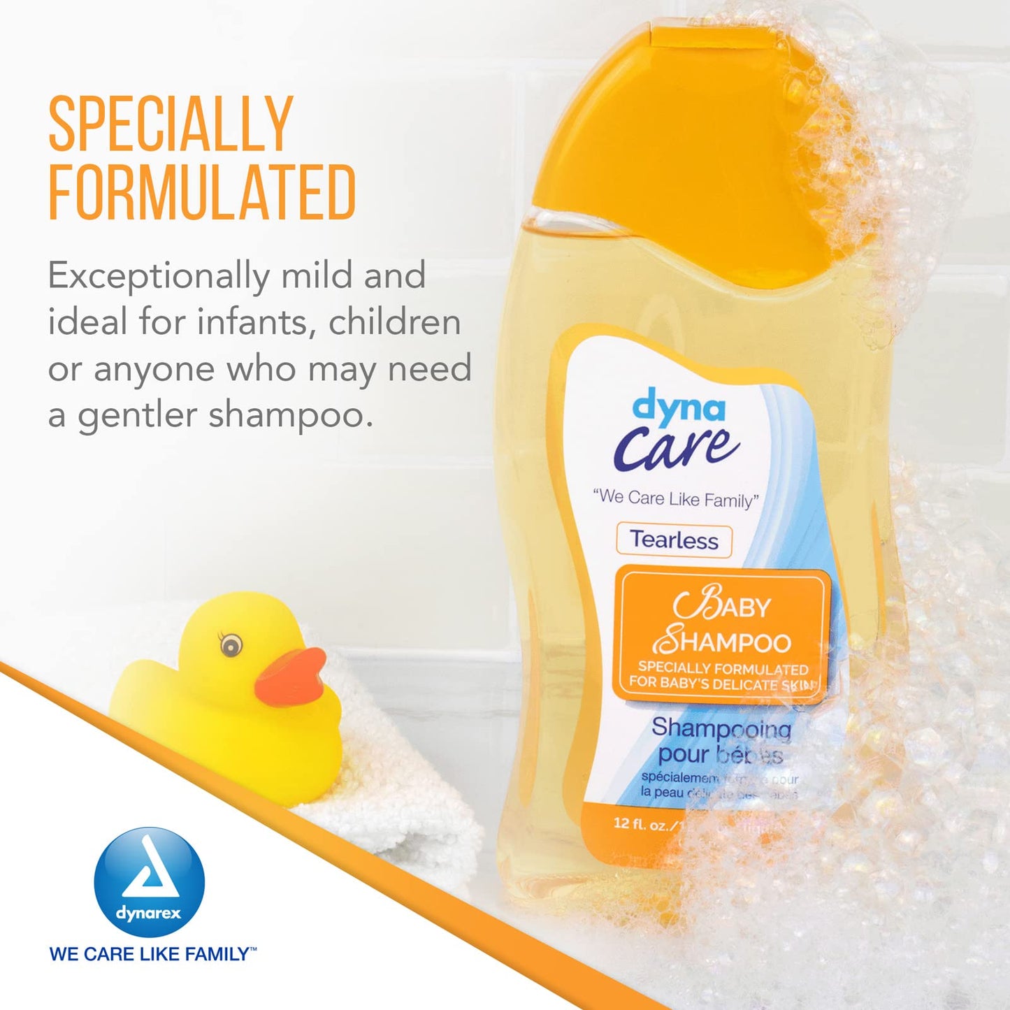 Dynarex Tearless Baby Shampoo, 12 Ounce (Pack Of 12)