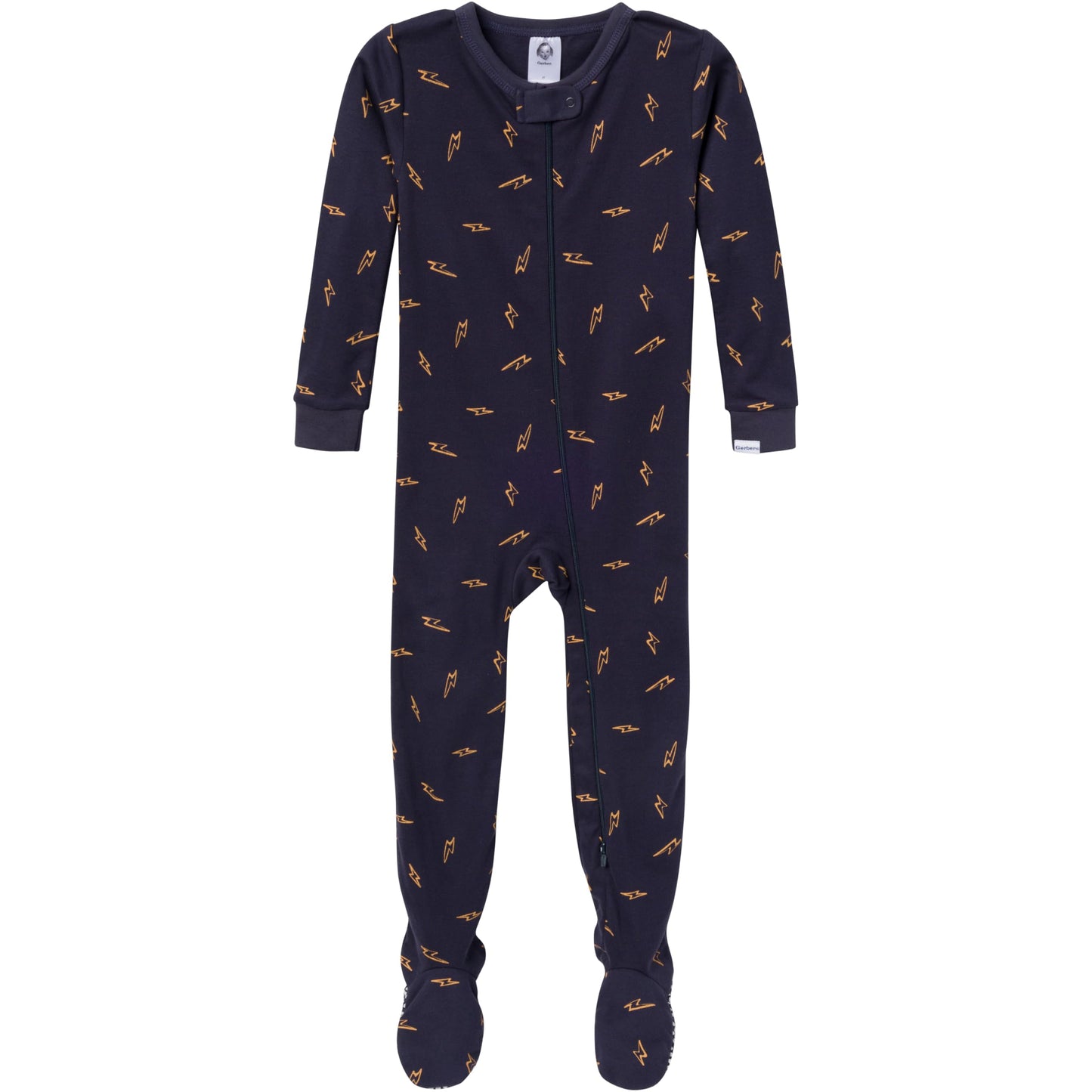 Gerber Baby-Boys 2-Pack Footed Pajamas, Guitars, 6-9 Months