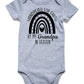 Unicomidea Hand Picked For Earth By My Grandpa In Heaven Clothes Baby Boy Outfits Fashion Cotton Gender Neutral Bodysuit 3-6 Mon