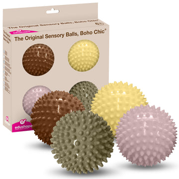 Edushape Sensory Balls for Baby - 4    Trendy Color Baby Balls That Help Enhance Gross Motor Skills for Kids Aged 6 Months and U