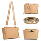 Miss Fong Small Diaper Bag Mini Diaper Bag, Crossbody Diaper Bags, Diaper Bag Purse, Diaper Clutch With 7 Diaper Bag Organizers,