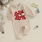 Fybitbo Infant Baby Boy Girl Clothing Santa Long Sleeve Jumpsuit Romper Onesie Cute Newborn Christmas Outfit Winter Clothes (Kha