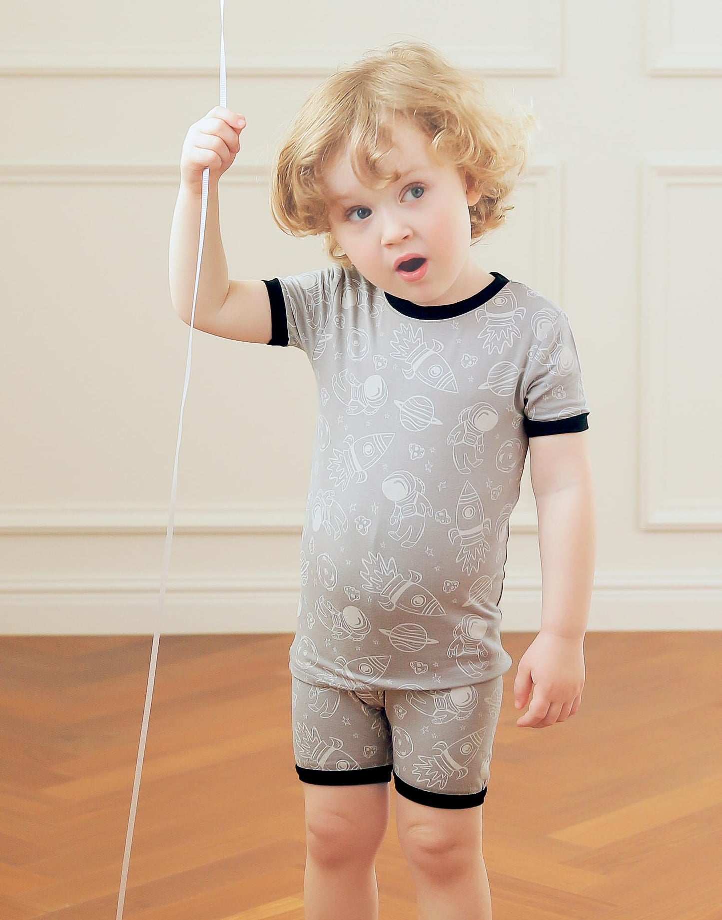 Vaenait Kids Toddler Junior Sleepwear Pajamas Pjs 2Pcs Set Short Universe Xs