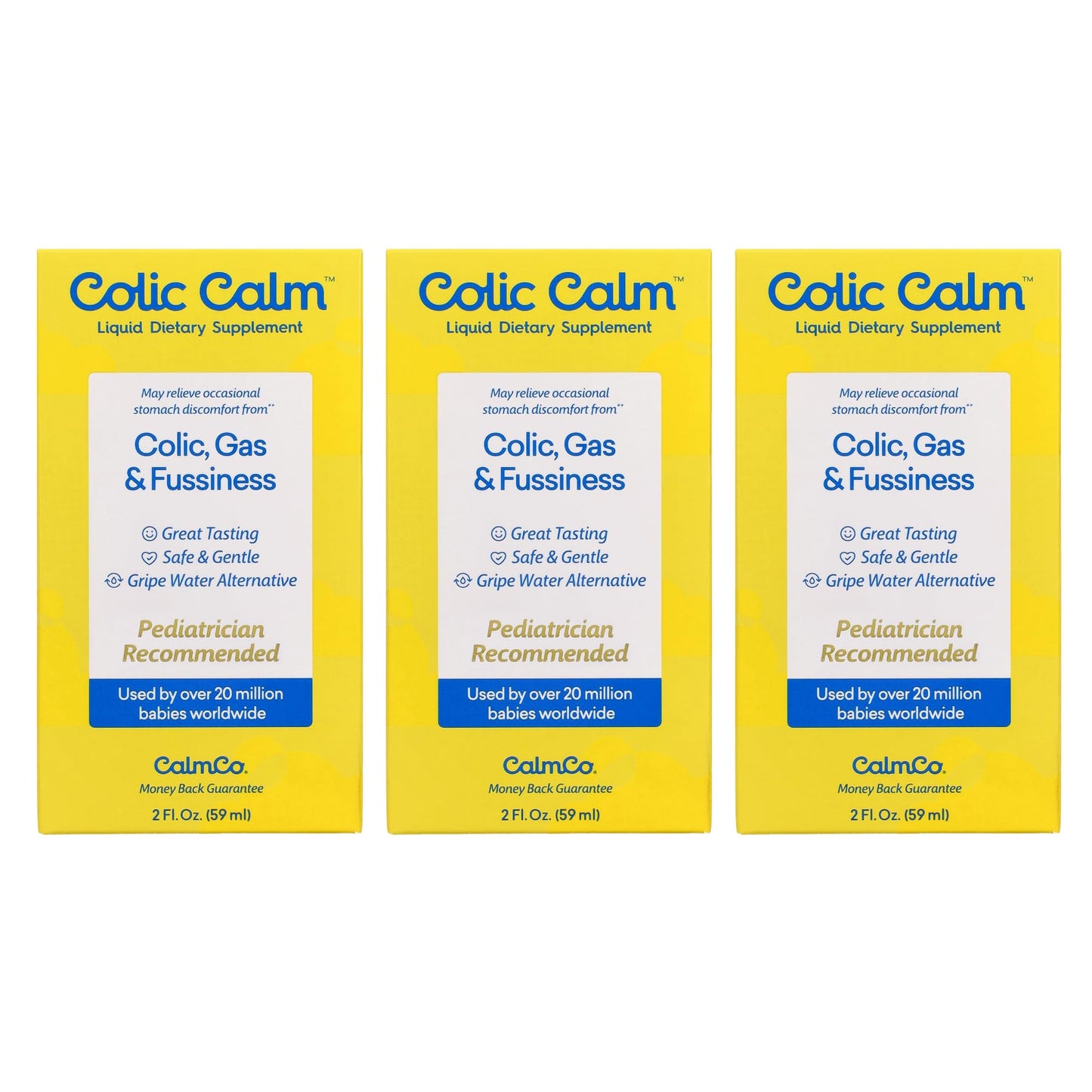 Colic Calm Gripe Water, 2 Fl Oz (Pack Of 3)