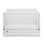 Graco Asheville 4-In-1 Convertible Crib W/Drawer-White Premium Foam Crib & Toddler Mattress