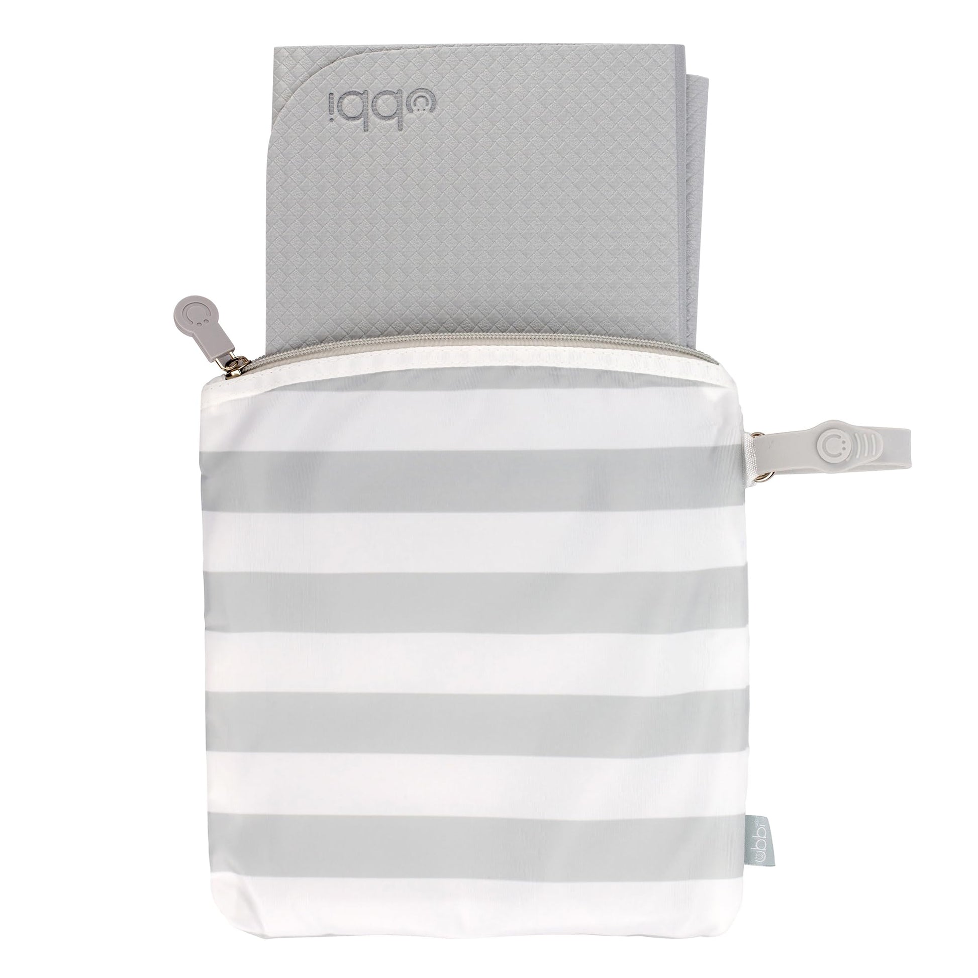 Ubbi On-The-Go Changing Mat With Carrying Bag, Soft And Comfortable Diaper Bag Accessory Must Have For Newborns, Easy To Clean,