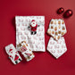 Mud Pie Muslin Christmas Swaddle And Rattle, Santa