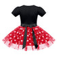Imekis Mouse 1St Birthday Outfit Baby Girls Dress Polka Dots Mini Tutu Skirt Headband One Year Old Cake Smash Photo Shoot Toddle