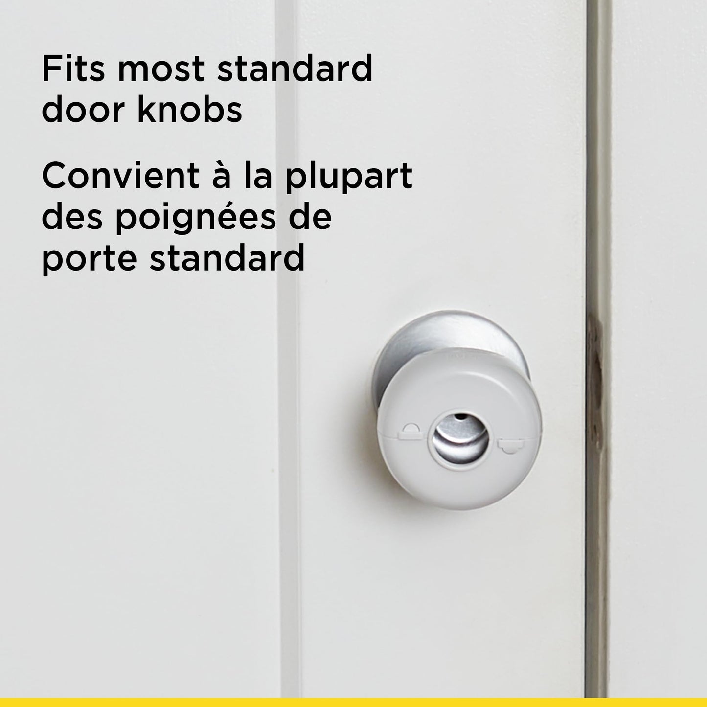 Safety 1St Grip N' Twist Door Knob Cover, 4-Count