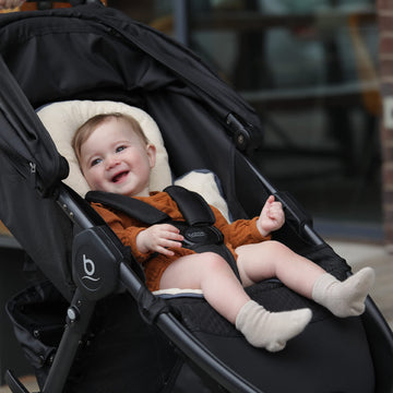 Britax Adjustable Head And Body Support Pillow For Car Seats And Strollers | Crash Tested + Reversible Fleece And Moisture Wicki