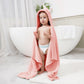 Fubanray Hooded Baby Towels Girl Baby Bath Towels Toddler Towels For Girl 0-5 Years, 2-Pack Ultra Soft & Absorbent Baby Girl Bat