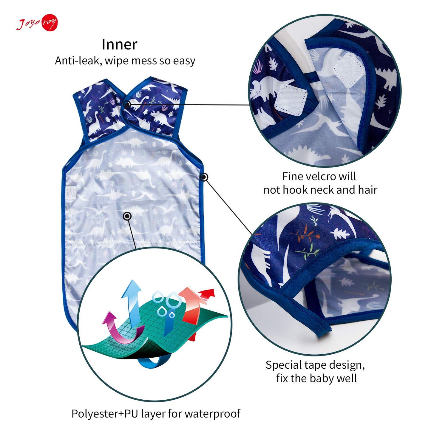 Joyo Roy Bibs For Baby Boy Baby Bibs For Boy Baby Bib Baby Bibs For Eating Toddler Bibs Bibs For Toddlers Waterproof Bibs Plasti