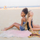 Disney Princess Kids Bath Pool Beach Towel - Super Soft & Absorbent Moana, Cinderella, Jasmins & Rapunzel 100% Cotton Towel, Mea