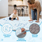 Hexagon Baby Play Mat 52X45In: Thick & Soft Cushioned Padded Hexagon Playpen Mat For Babies Toddlers & Infant - Non-Slip Silicon