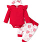 12-Month Valentine'S Outfiys My 1St Valentine'S Day Outfit Toddler Girl Clothes Baby Romper 12 Months Red Headband