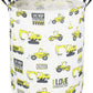 Clocor Large Round Storage Bin,Collapsible Storage Baskets, Dirty Laundry Hamper Baskets For Baby Boys And Girls, Office, Bedroo