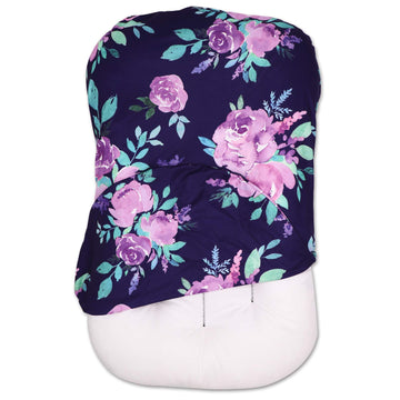 Tanofar Baby Lounger Cover, Newborn Lounger Cover For Girls, Removable Nest Slipcover, Soft Comfortable, Machine Washable, Purpl