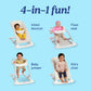 Graco Jumpstart 4-In-1 Activity Infant Bouncer And Jumper - 4 Ways To Play With Floor Seat And Kids Chair Modes