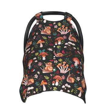 Mcewoel Mushroom Car Seat Cover For Baby In Winter Summer, Nursing Cover For Mom, Mushroom Baby Stuff