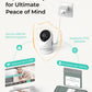 Dr.Care Vistaview Lite Smart Wifi Baby Monitor With 2 Cameras- 4720P Split Screen & 1080P Camera App Control, Motion Alerts, Nig