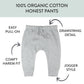 Honestbaby Multipack Honest Pants Joggers Pull On 100% Organic Cotton For Infant Baby And Toddler, Boys, Girls, Unisex, Blue Lio