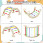 Olakids Climbing Toys For Toddlers 1-3 Inside, 5 In 1 Wood Foldable Pikler Triangle Set With Ramp Ladder Arch Slide, Baby Indoor