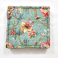 TIQH Cotton Printed Chair Pads/Chair Cushion/Back Support/Seat Cushion with Ties and Handmade Quilting 18 X 18 Inches (Pattern 0