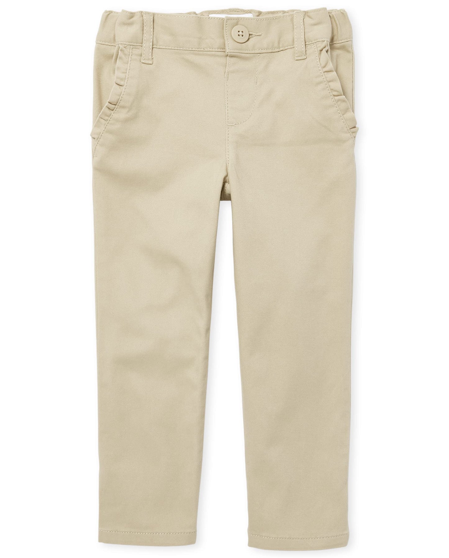 The Children'S Place Baby Girls And Toddler Girls Skinny Chino Pants, Sandy, 2T