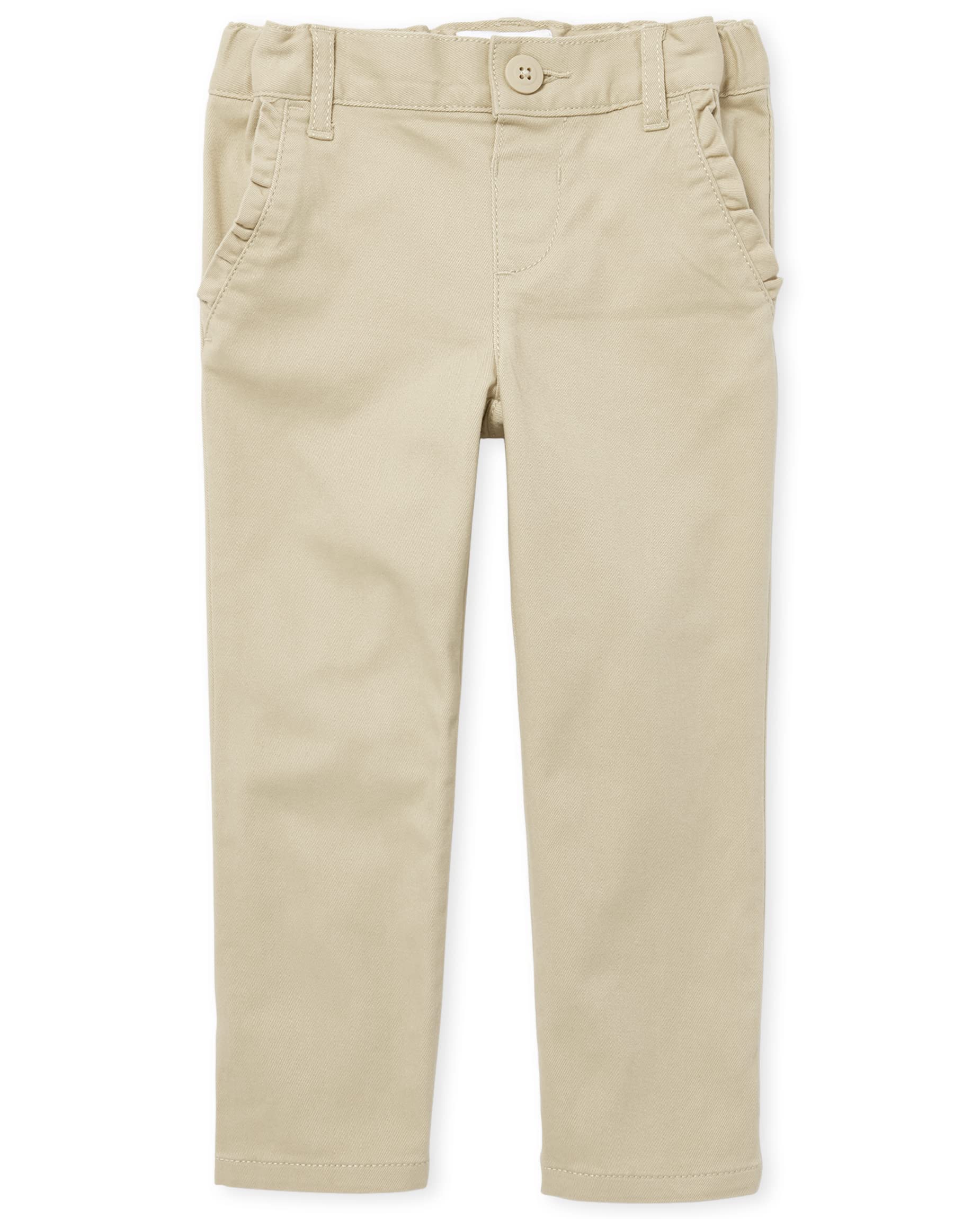 The Children'S Place Baby Girls And Toddler Girls Skinny Chino Pants, Sandy, 2T