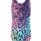 Eqsjiu Leotards For Gymnastics Baby Girls Toddlers 2T 3T 18-24 Months Fancy Leopard Sparkly Sparkle Backless Gradient Colors Rai