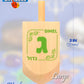 Izzy 'N' Dizzy Hanukkah Dreidels - Extra Large Natural Wooden Dreidel - 2 Pack