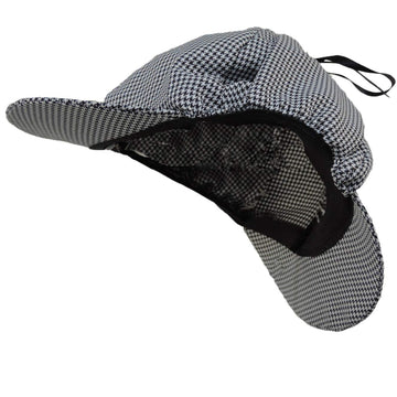 Novelty Giant Www.Noveltygiant.Com Classic Detective Houndstooth Deerstalker Costume Hat Black & White