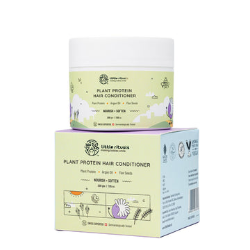 Little Rituals Plant Protein Conditioner | Hair Mask & Normal & Curly Hair Products | Natural Shine & Strong Hair | Plant Protei