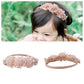 Mligril 6Pcs Baby Floral Headbands Set-Infant Flower Elastic Hair Band Bows Wraps For Toddles Infant