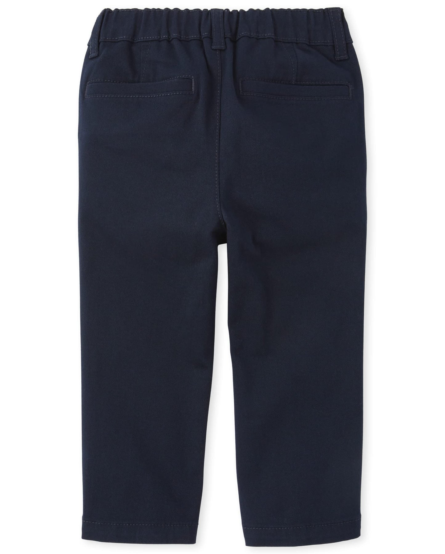 The Children'S Place Baby Boys And Toddler Stretch Chino Pants, Flax/New Navy 2 Pack, 2T Us