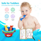 Gacoman Montessori Toys for 1 Year Old Boy Girl Birthday Gift- Cloth Fishing Game for Toddler1-3 for Grandkids with Stacking Cup