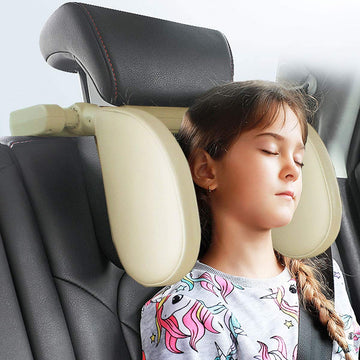 Jzcreater Car Headrest Pillow, Head Neck Support Pillow, Car Seat Headrest For Kids, 180 Adjustable U Shaped Car Sleeping Pillow