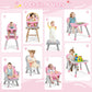 HONEY JOY 8 in 1 Baby High Chair, Convertible Highchair for Babies and Toddlers/Table and Chair Set/Building Block Table/Booster