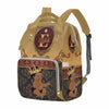 M Yescustom Personalized Diaper Bag, Vintage Custom Brown Crown Prince Diaper Bag With Name, Waterproof Diaper Bag Backpack Momm