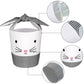 4 Pack Easter Bunny Basket Bags Gift Basket Easter Bag Bunny Ear Bag Tote Bag For Egg Hunting Candy And Gifts Carry Bucket (East