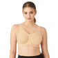 Wacoal Womens Full Figure Underwire Sports Bras, Sand, 38D Us