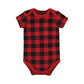 Hudson Baby Baby Cotton Layette Set, Buffalo Plaid Bear, 9-12 Months
