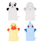 4Pcs Baby Bath Mitt Washcloths Gloves Cartoon Cotton Towel Gentle Scrub for Men and Women