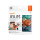 Boon Jellies Suction Cup Bath Toys - Bathtub Baby Sensory Toys - Jellyfish Suction Toys for Bath Time - Navy/Coral - Baby and To