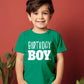 Birthday Boy Shirt Toddler Boys Outfit First Happy 2T 3T 4 Year Old 5 Kids 6Th (Green, 18 Months)
