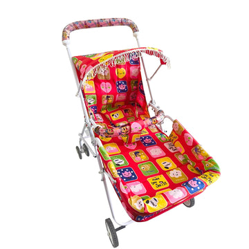 Ezaakart Baby Stroller/Pram for 0 to 3 Years, Adjustable backrest, 360 Swivel Wheel, Large Storage Basket, Reversible Handlebar 