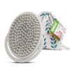 Haakaa Silicone Shampoo Brush - Soft Cradle Cap Brush Comb  Hair Scalp Massager, Soft Bristles For Newborns & Toddlers,Ideal Bab